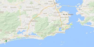 Карта плаже Рекрейо-дос-Бандейрантисе