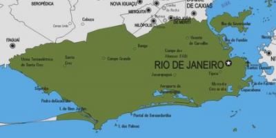 Мапа општине Рио-Бониту