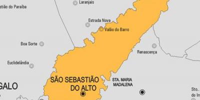Карта Сан Себастијан-ДОО општине Алто