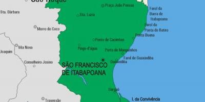 Мапа општине Сан Fidélis